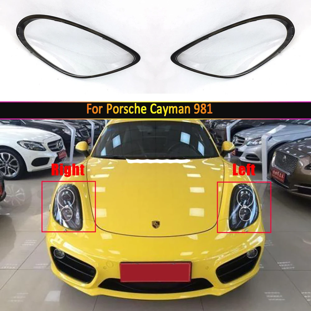Tanio Soczewki reflektorów do Porsche Cayman 981 osłona