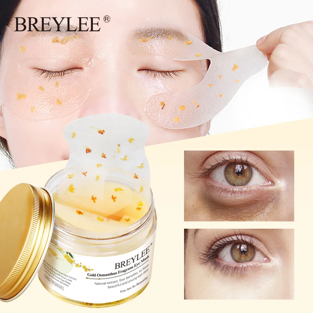 BREYLEE Eye Mask Patch Remove Dark Circles Eyes Bags Anti Aging Whitening Moisturizer Serum Cream Face 2