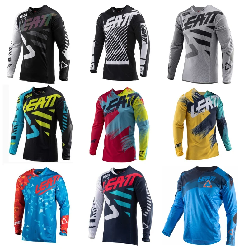 

Nuevo Secado Moto Jersey MX Bicicleta Motocross Jersey BMX DH T Camisa Ropa De Manga Larga MTB Transpirable Camiseta