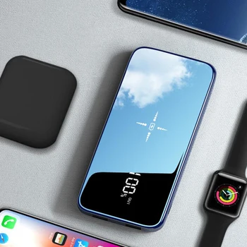 

Qi Wireless charge for xiaomi iphone power bank 30000mah travel wireless external battery poverbank for Samsung quick charge