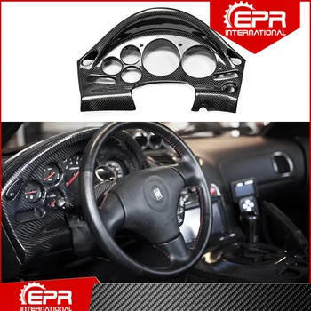 

For RX7 FD3S Interior Replacement (LHD) Carbon Fiber Dash Cluster Cover FD3S RX7 Racing Trim Part Carbon Interior Accessories