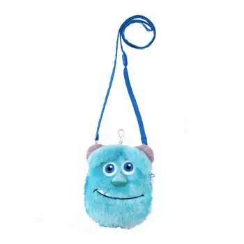 

New Fashion Monsters Inc. Sulley Mike Girls Boys Mini Plush Messenger Bags Kids Coin Purse For Children