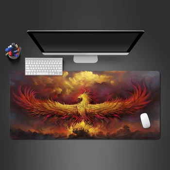 

Phoenix Born From Fire Mouse Pad Best Gift Anime Mouse Pad Keyboard Fashion Computer Mouse Pad Higt Quality Laptop Game Pad