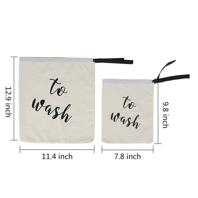 3 шт., сумка для хранения одежды с английским алфавитом, складная сумка для хранения одежды на шнурке, сумка для хранения грязной ткани