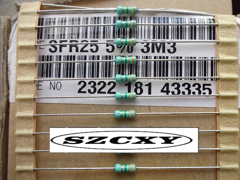 И 100 шт. SFR-25 0,25 W 3,3 M 1/4W