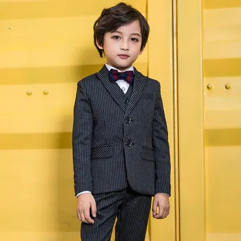 

Childrens Small Suits Small Suits Big Boys Costumes British Style Autumn Flower Girls Small Dresses Summer Five piece Suits