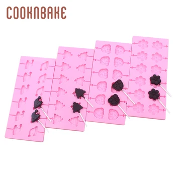 

Wholesale Silicone Lollipop Mold candy chocolate lolly form gummy cake decoration tool biscuit cake bakeware pack of 10