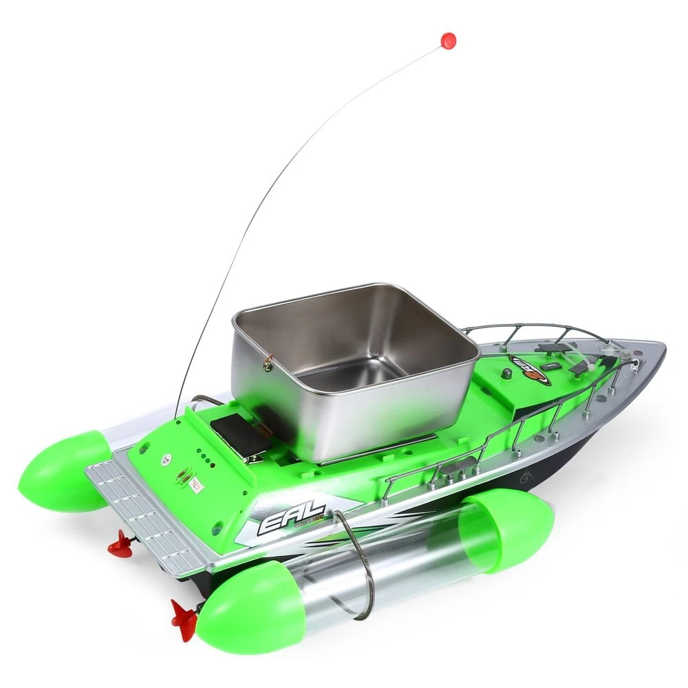 Isca de Pesca de Led Brinquedos de Plástico de Água do Mar Inventor dos Peixes Enfrentar ao ar Barco Alimentação Partículas Liga Controle Remoto Livre Durável 11 Barco Isca de pesca de LED Alimentação