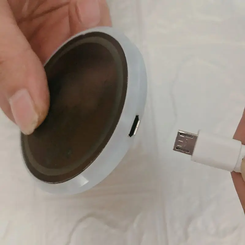 Светодиодный автомобиль подставка огни 7 цветов Изменение usb зарядка коврик Люминесцентная чашка Pad автомобили Декор интерьера