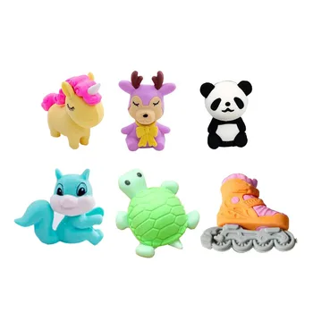 

1pc Skates Pencil Eraser Kawaii Skates Eraser Cartoon Style Creative For Kids Funny Erasers Korean Stationery School Supplies