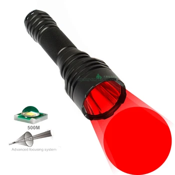 

C8 spotlight red flashlight glare led red light portable flashlight highlight long-range flashlight home lighting outdoor lamp
