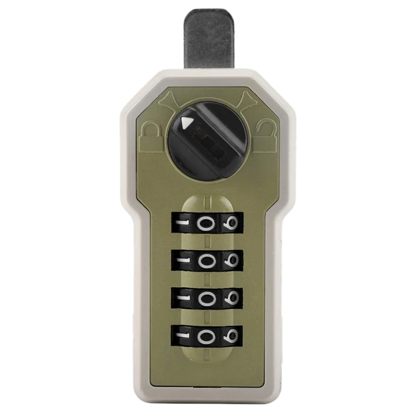 

Combination Lock Wall Mounted 4 Digit Code Password Cam Cabinet Convenient Security Coded Lock with Key for Storage Box