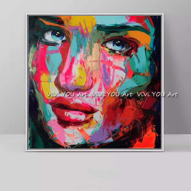 Ручная работа Франсуаза Nielly Мэрилин Монро портрет, холст, живопись палитра нож лицо масляная живопись Настенная картина для гостиной