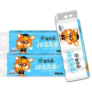 

12pcs Roll Paper Tissue Paper Roll 4 Layer Thickened Household Paper Skin-friendly Paper Towels New 2020#