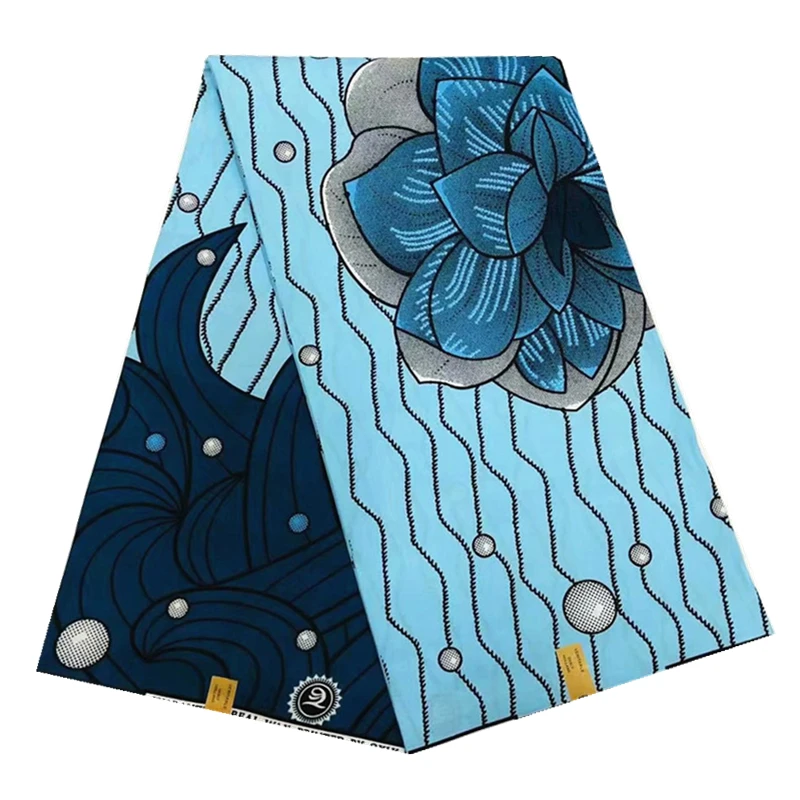 Дешевые оптовые продажи полиэстер ткань Африканская Анкара ткань tissu воск Африканский нигерийский воск принты ткань