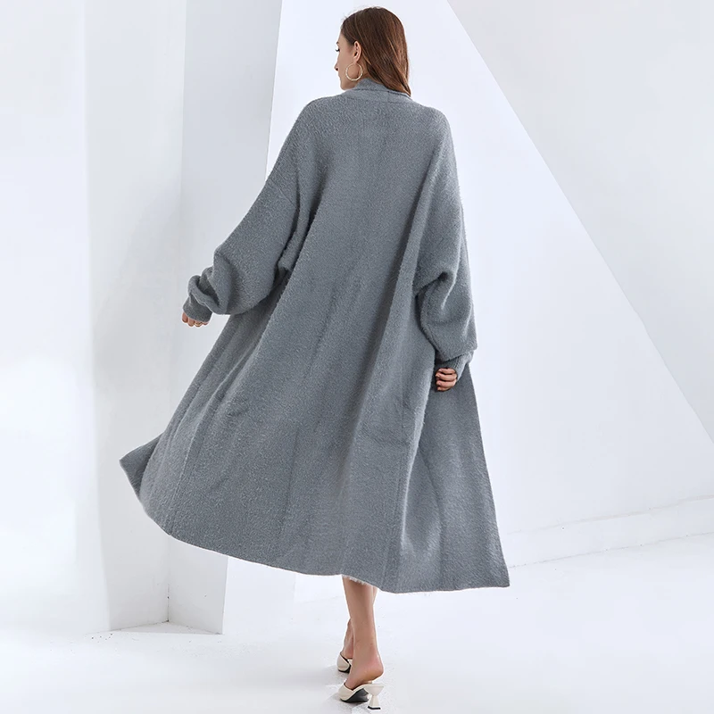 TWOTWINSTYLE Casual Elegant Women Sweater Lapel