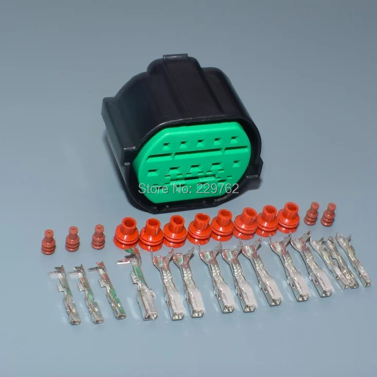 Shhworld 14 Pin GL301-14021 Автомобильная фара вилка Водонепроницаемая электрическая розетка автомобильный гнездовой разъём для KIA K2 K3 K5