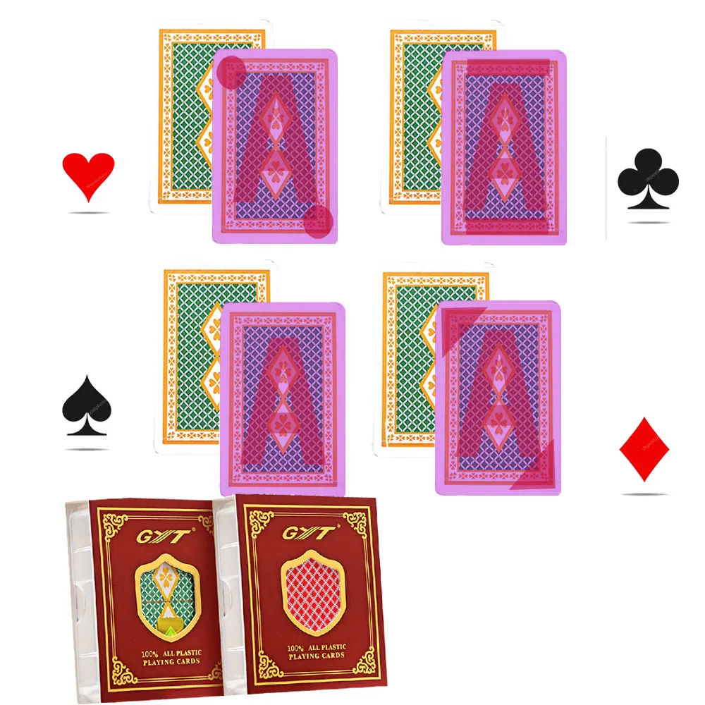 

GYT cheating poker card for Infrared contact lenses Invisible marked playing card Magic Props Perspective playing card