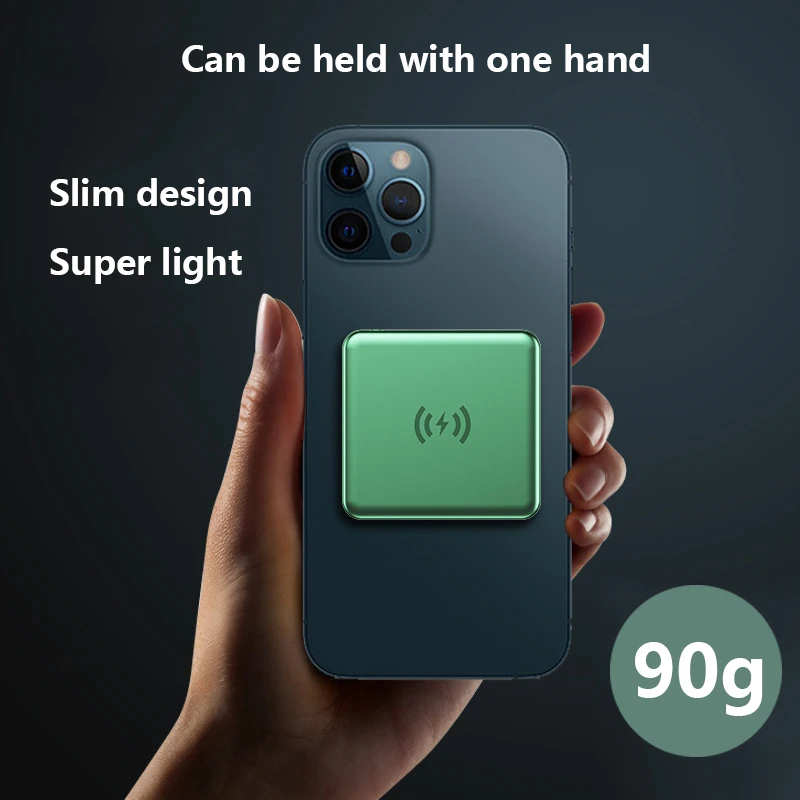 5000mAh Magnetic Wireless PowerBank For Magsafe Power Bank Charger For iphone 12 12pro Max Magnet External Battery Fast Charging