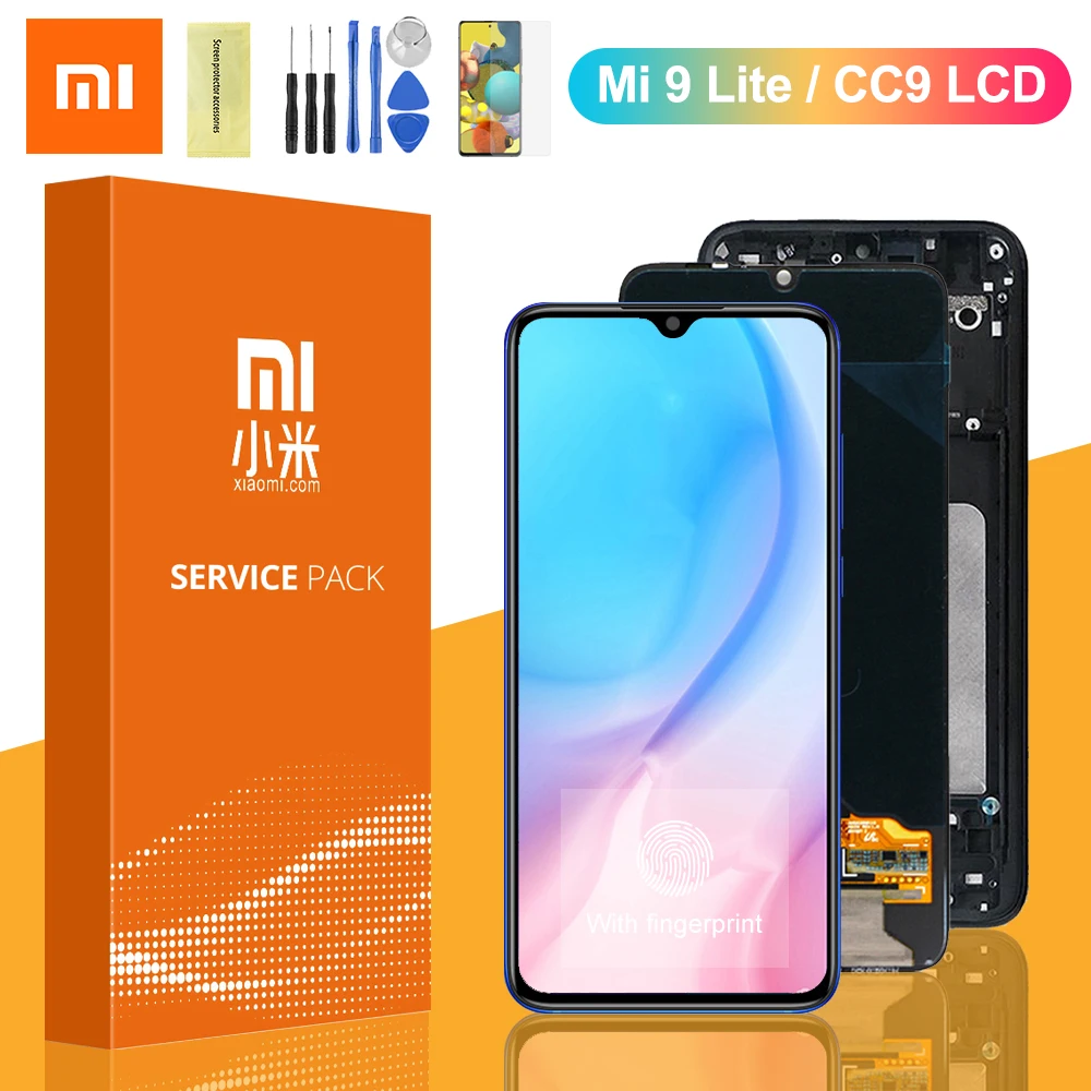 Дисплей для Xiaomi Mi 9 Lite ЖК-дисплей с сенсорным экраном и дигитайзером в сборе