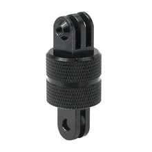 Вращающееся крепление Металлические адаптеры алюминиевый черный легкий Открытый прочный 360 градусов камера аксессуары для GoPro Hero 6 5 7