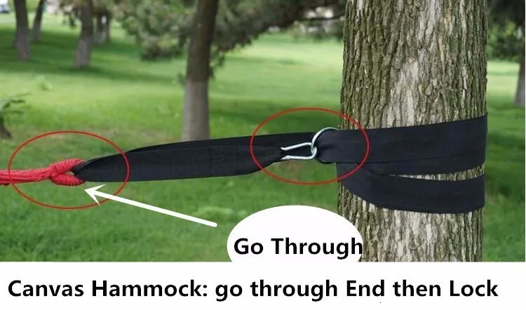 Camping Hammock Tree Strap Set 2 Straps 2 Loops and Carrying Bag 300x5cm Long 250kg No-Stretch Heavy Duty Straps for Hammock Kit