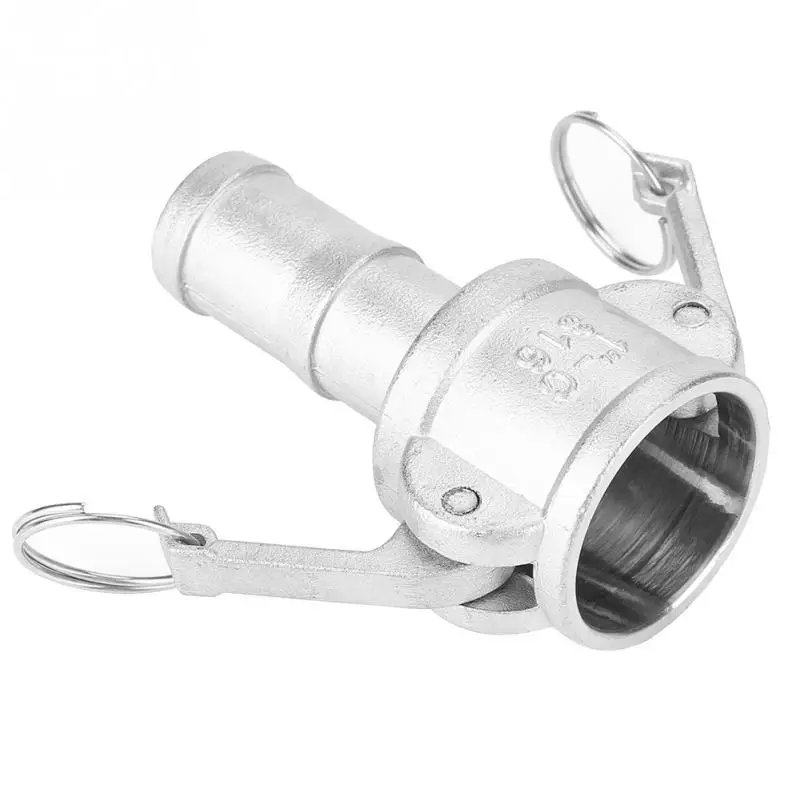 316 нержавеющая сталь Тип C Camlock адаптер Муфта мама конец с мужской Barb DN25 G1 управление легко и удобно