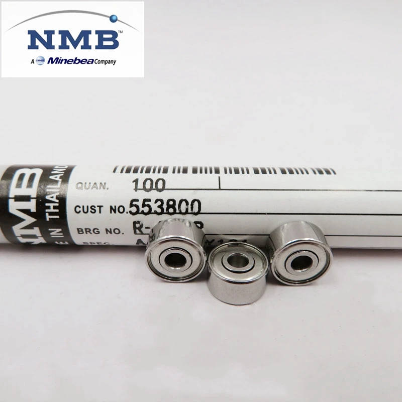 20 Stück/100 Stück NMB Minebea Hochgeschwindigkeitslager R-825ZZ 2,5*8*4mm 602XZZ Präzisions-Miniaturkugellager 2,5x8x4 mm – Detail 2