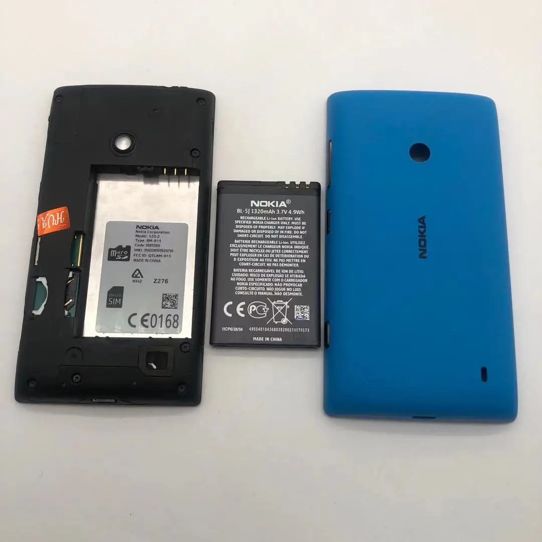 Nokia lumia 520 Refurbished Original Lumia 520 cell phone Dual core 8GB ROM 5MP GPS Wifi 4.0" IPS unlocked windows phone apple refurbished iphone