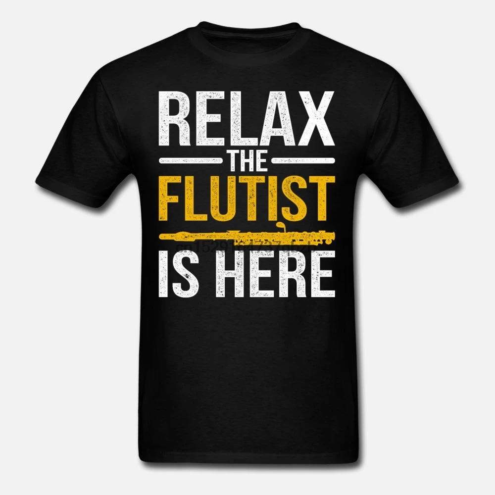 Футболка для мужчин и женщин расслабляющая флейта |