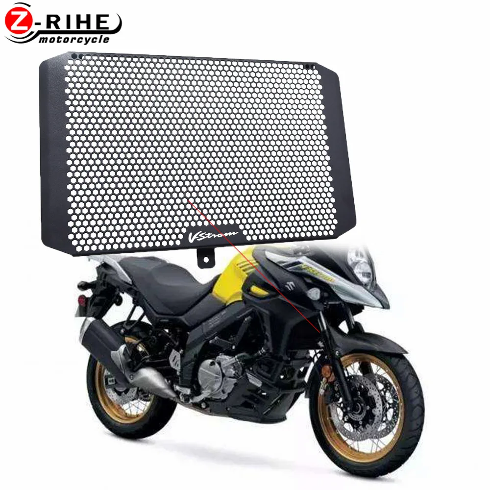 

Motorcycle Accessories Radiator Side Protective Part Cover Grill Guard Grille Protector Moto For Suzuki V-Strom 650 GTA 2017+