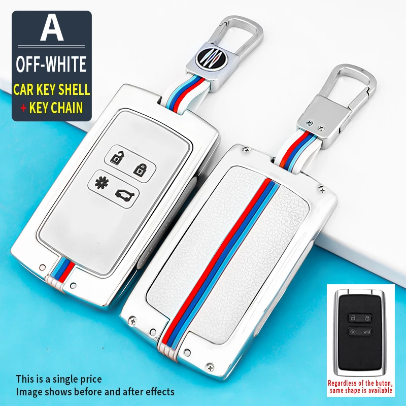 Copertura-chiave-dell-automobile-in-lega-di-zinco-per-la-catena-della-cassa-chiave-della-copertura.jpg Copertura chiave dell'automobile in lega di zinco per la catena della cassa chiave della copertura chiave del Silicone di Renault per Renault Kadjar Megane Koleos QM5 QM6 2016 2018 Cap149 - Copertura chiave dell automobile in lega di zinco per la catena della cassa chiave della copertura