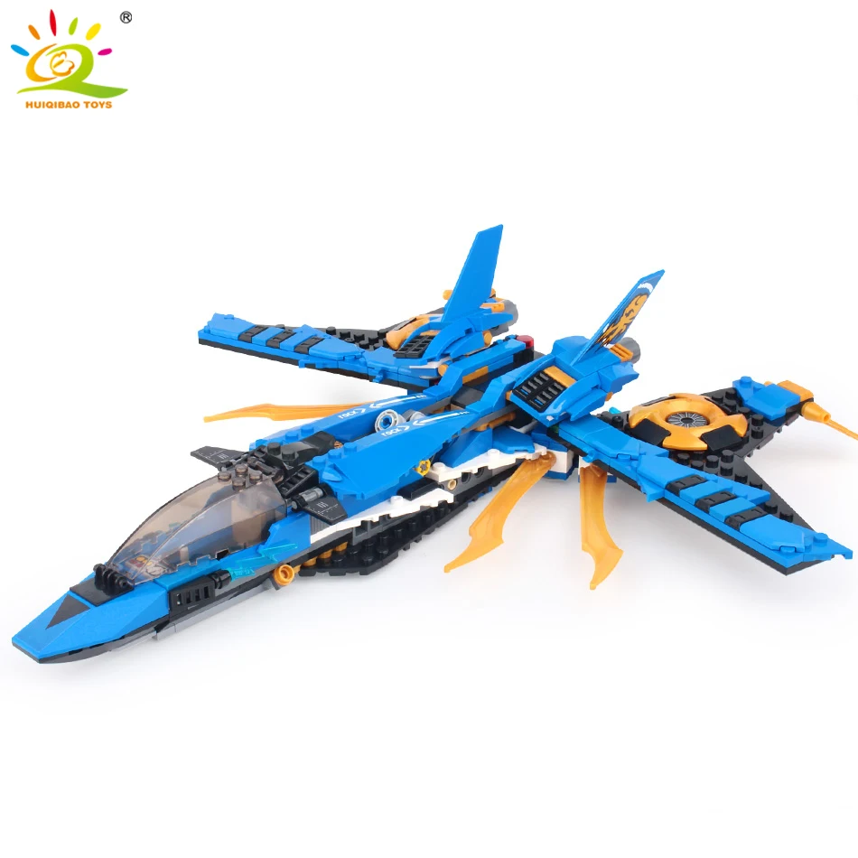 Pаспродажа Ninja Storm Fighter модель строительные блоки Совместимость с legoingly Ninja Jie Warplane рыцарские фигуры игрушки для друзей детей