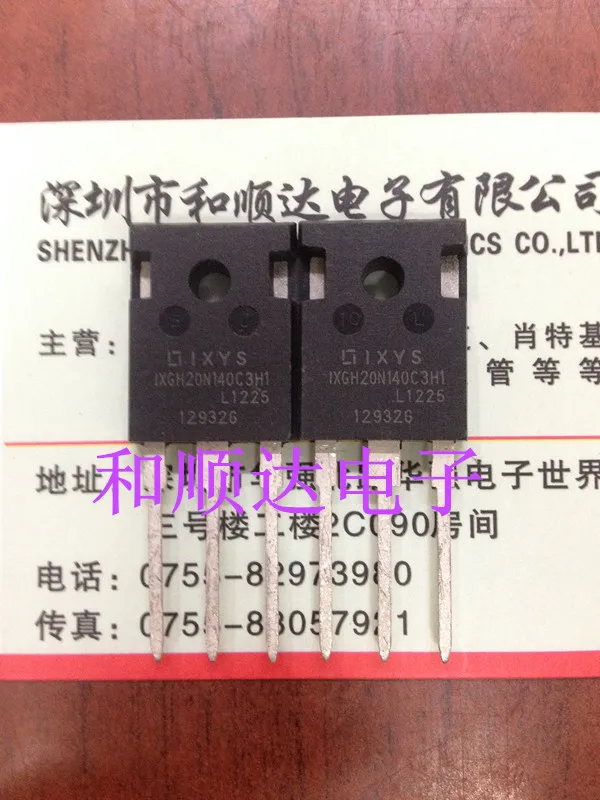 

10PCS IXGH20N140C3H1 TO-247