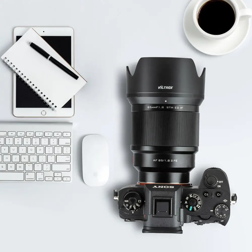 VILTROX 85 мм F1.8 II STM Автофокус Объектив с фиксированным фокусом объектив для камеры
