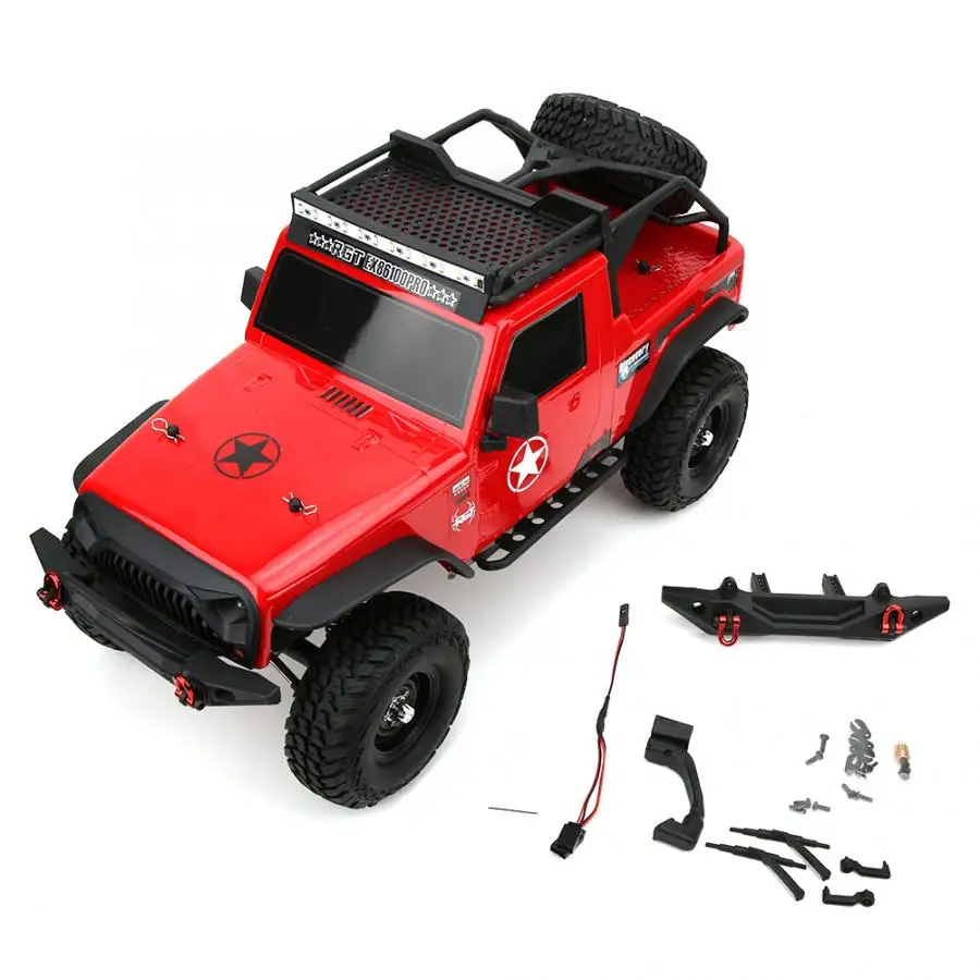 RC Crawler 1:10 4wd RC Car Metal Gear Off Road Truck RC Rock Crawler Cruiser EX86100pro Hobby Crawler RTR 4x4 Waterproof RC Toy