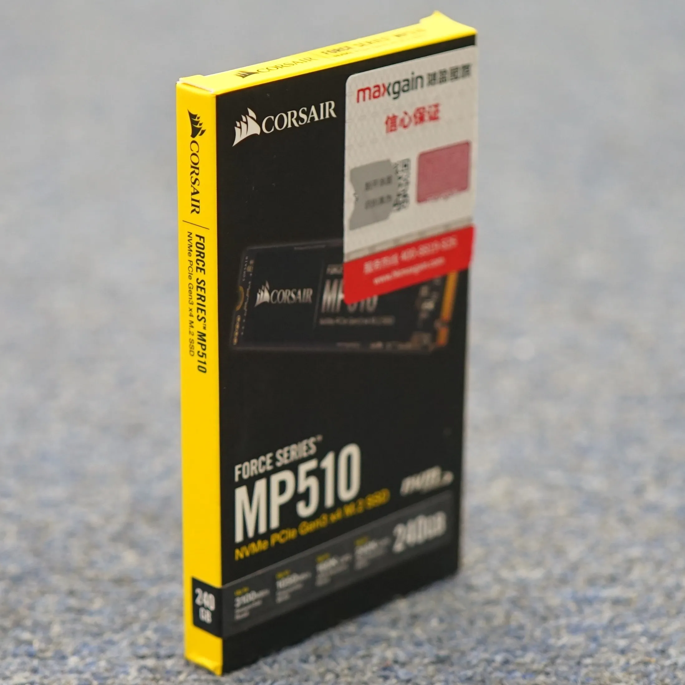 CORSAIR Force Series MP510 240GB NVMe PCIe Gen3 x4 M.2 твердотельный накопитель SSD для ноутбука