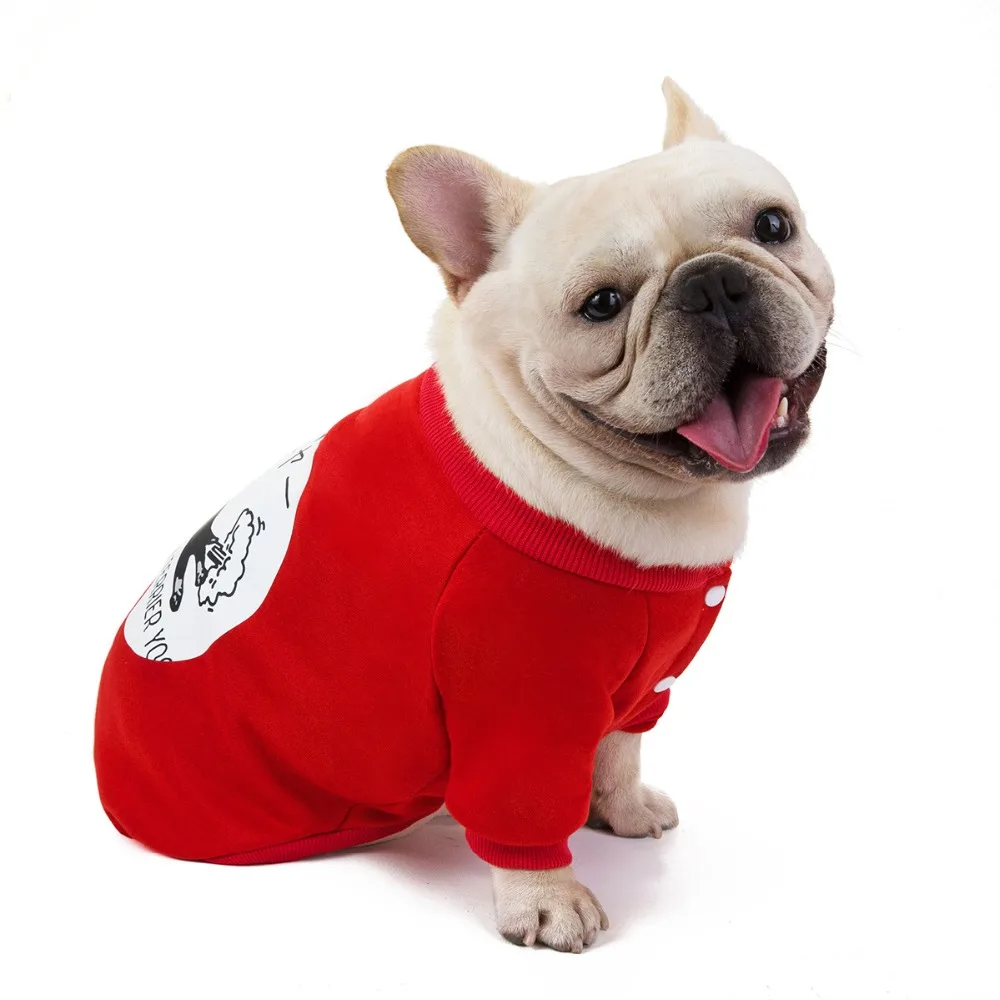 Большие толстовки с капюшоном для собак, пальто, одежда для домашних животных, французский бульдог, весенне-осенняя толстовка с капюшоном, одежда, крутая футболка для GDF73-3 Frenchie