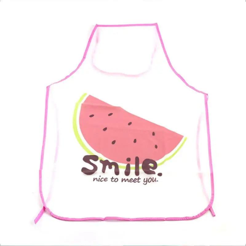 Cartoon Fruits Apron Waterproof Sleeveless Anti-oil Kitchen For Adults Kitchen Aprons Aprons For Women Cleaning Accessories
