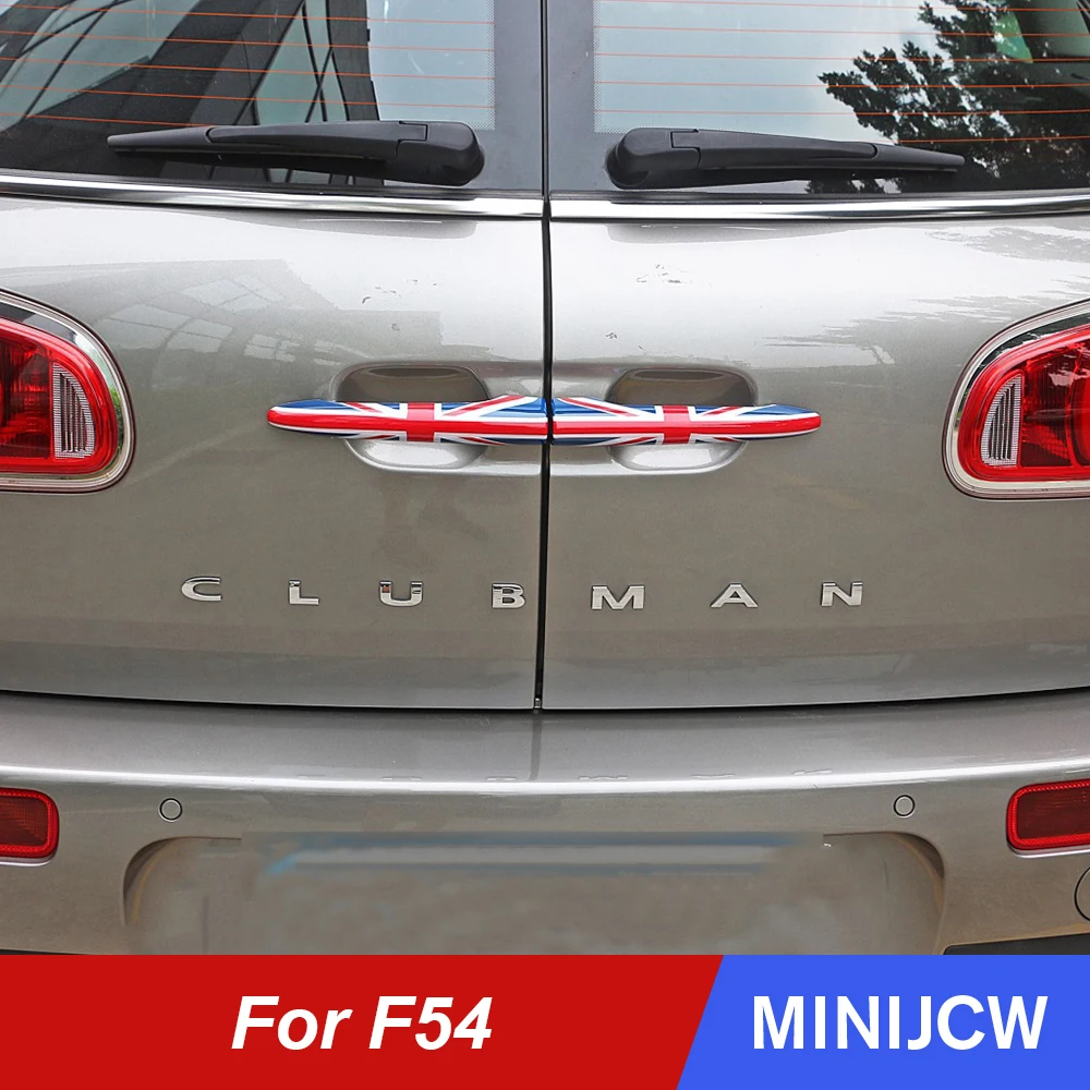 

2Pcs Car Styling Trunk Rear Door Handle Knob Cover Case Decor Stickers For Mini Cooper One S JCW Clubman F54 Car Accessories