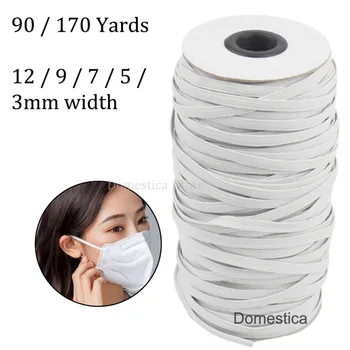 

DIY Face Cover Nose Adjuster Nose Bridge Nose Clips Elastic Band Rubber Band Elasticity Strap Face Mask Rope