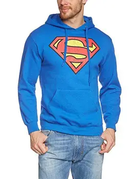 

Coole-Fun-T-Shirts - Sudadera con Cremallera y Capucha, Logo Superman