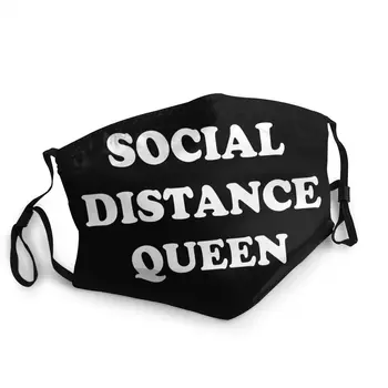 

Social Distance Queen Reusable Face Mask Trendy Quarantine Anti Bacterial Dust Mask Protection Cover Respirator Mouth Muffle