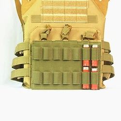 Bolsa redonda de munición para escopeta táctica, accesorios de caza militar, soporte para revistas, 14 unidades