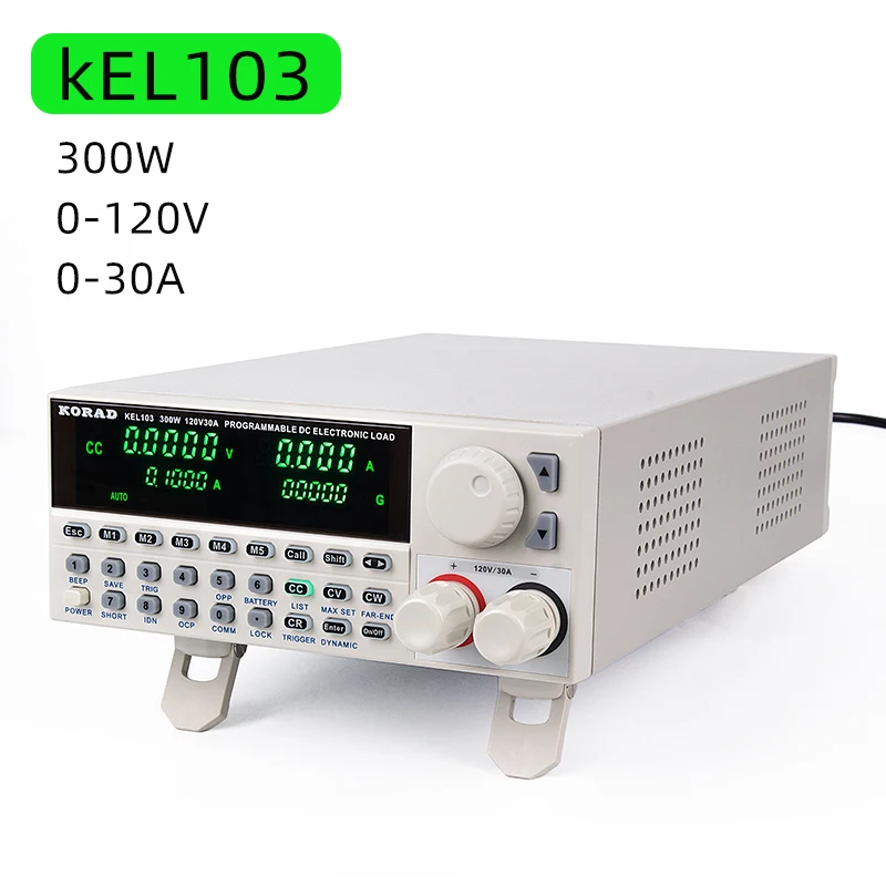 Программируемый цифровой тестер KORAD KEL103 с электронной нагрузкой 300 Вт 120 В 30