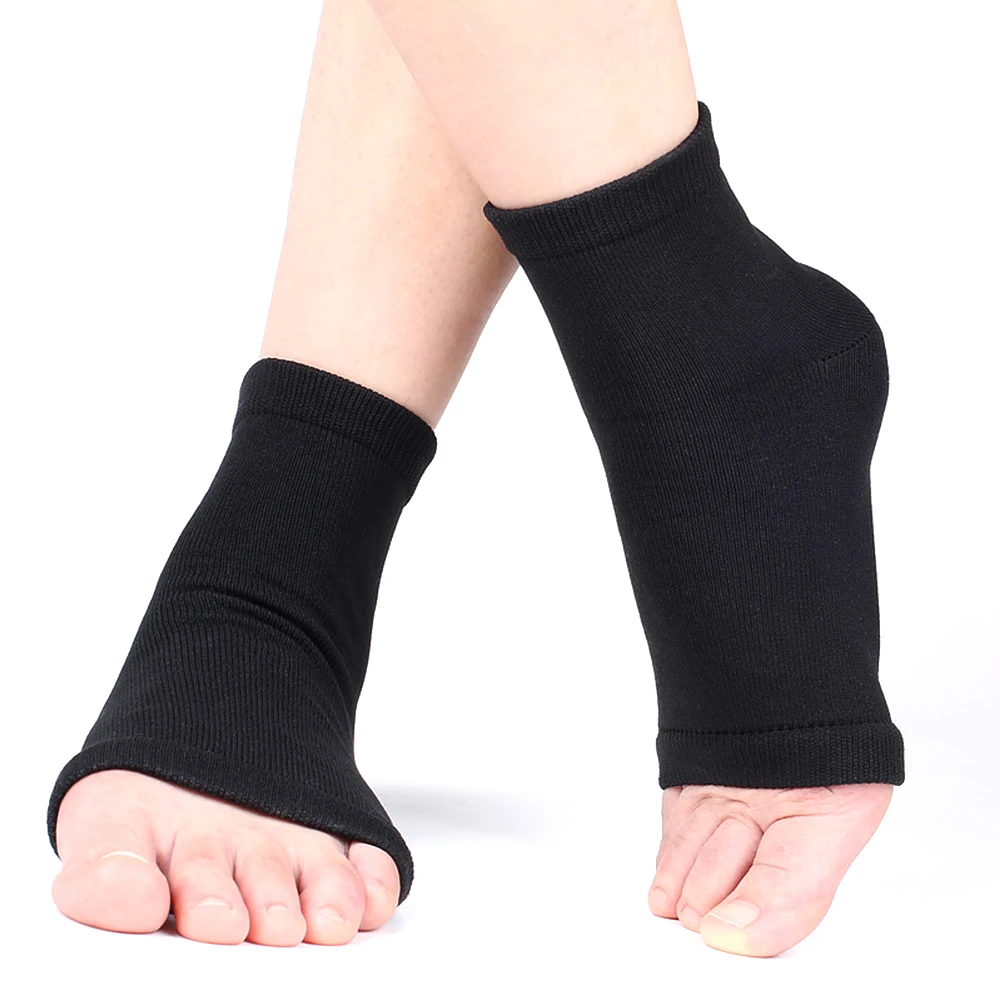 Arch Support Sleeve Cushioned Soft Elastic Gel Pad Fabric Arch Socks Shoe Insoles for Flat Foot Pain Relief Plantar Fasciitis Heel Spurs 2Pcs