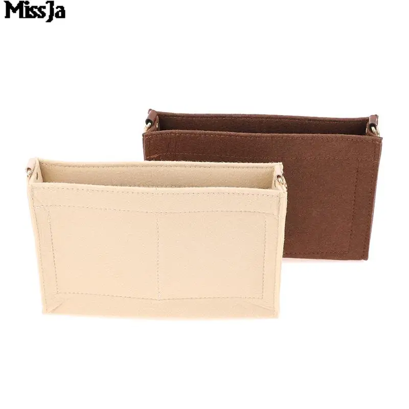Makeup Organizer Bag Purse Insert Organizer With D Ring Chain Toiletry Bag Makeup Insert