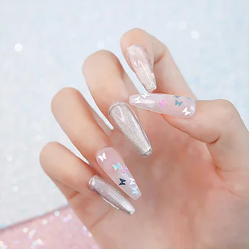 

2 Boxes Butterflies Paillette Glitter Sequins Glitter Sticker Eye Shadow Nail Sequins
