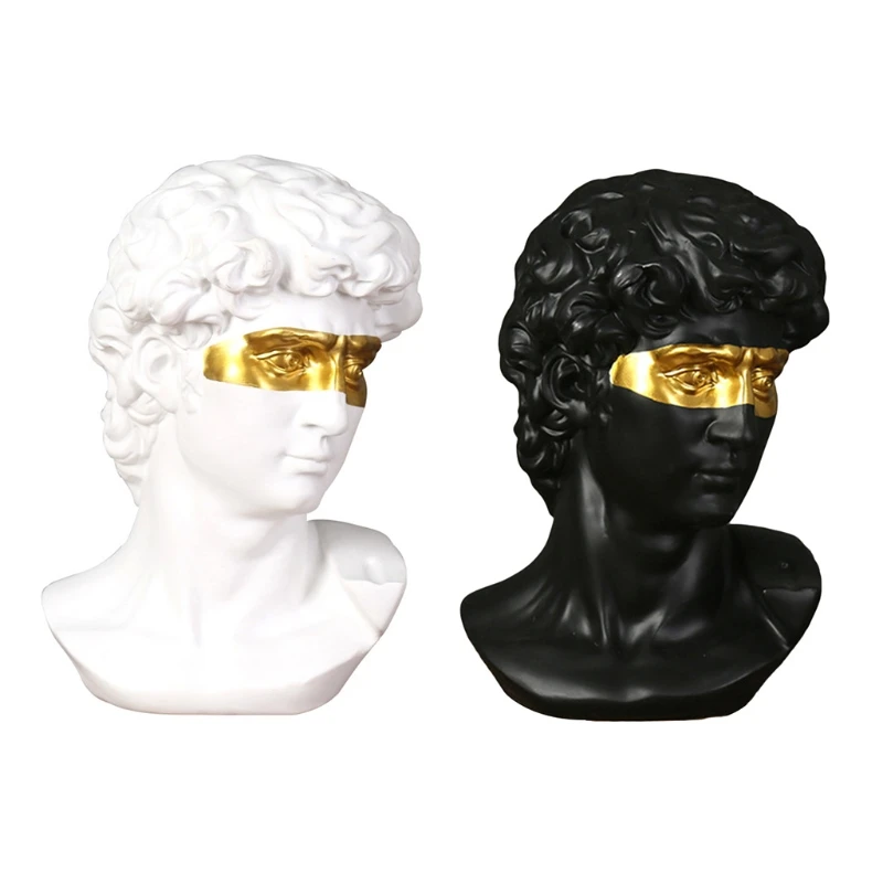 Эскизная модель повязка на глаза статуя Давида из смолы настольные украшения