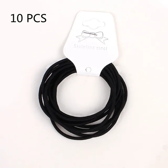 30PCS Women Girls 4CM Colorful Polyester Elastic Hair Bands Ponytail Holder Rubber Bands Scrunchie Headband Hair Accessories a1